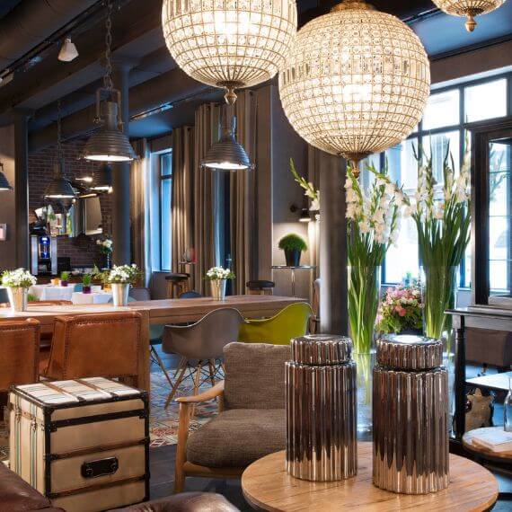 Lobby på Hotel FABRIC Paris.