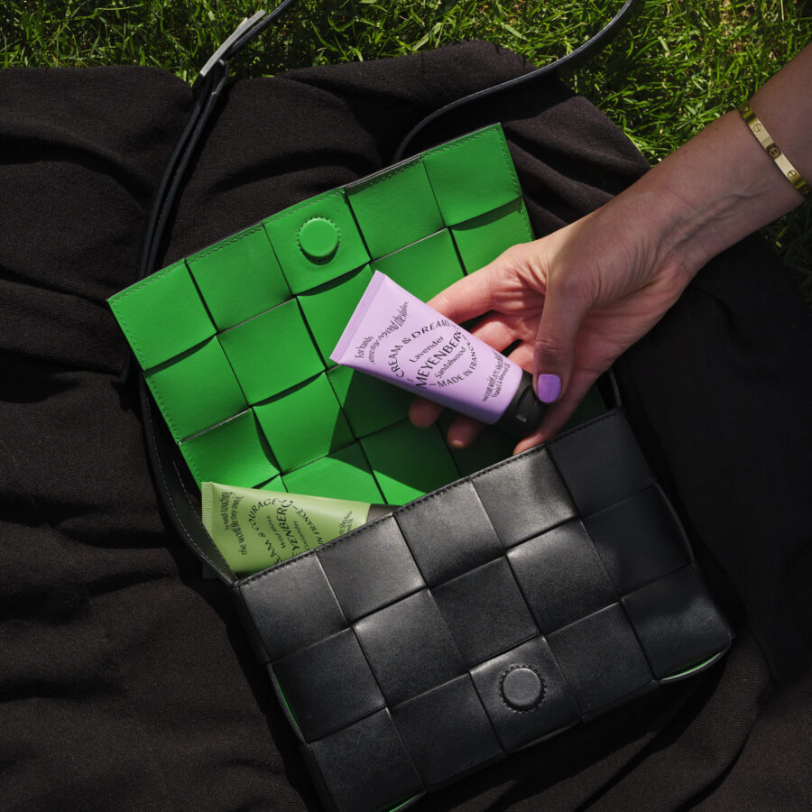 Meyenberg handkräm i handväska